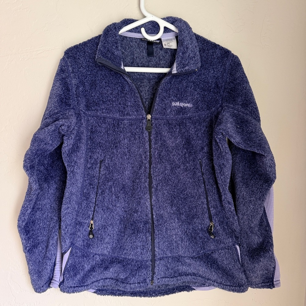 Patagonia R Purple Lightweight Front Zip Up Jacket Size L‎